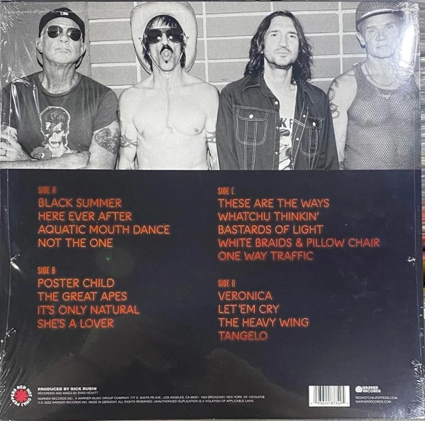 Виниловая пластинка RED HOT CHILI PEPPERS UNLIMITED LOVE