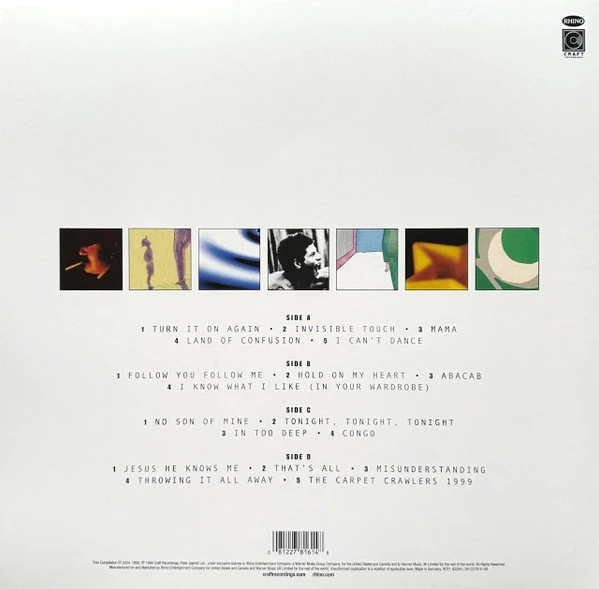 Виниловая пластинка GENESIS TURN IT ON AGAIN: THE HITS