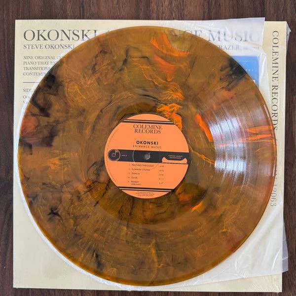 Виниловая пластинка OKONSKI ENTRANCE MUSIC ORANGE / BLACK SWIRL VINYL EDITION
