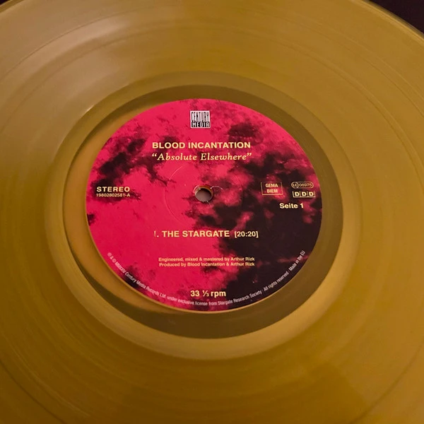 Виниловая пластинка BLOOD INCANTATION ABSOLUTE ELSEWHERE