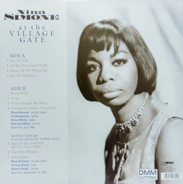 Виниловая пластинка NINA SIMONE AT THE VILLAGE GATE