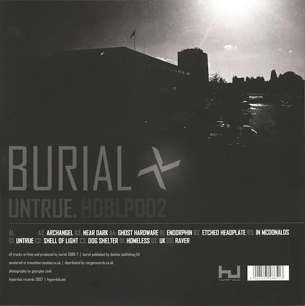 Виниловая пластинка BURIAL UNTRUE
