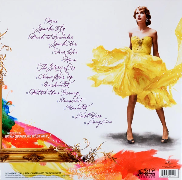 Виниловая пластинка TAYLOR SWIFT SPEAK NOW