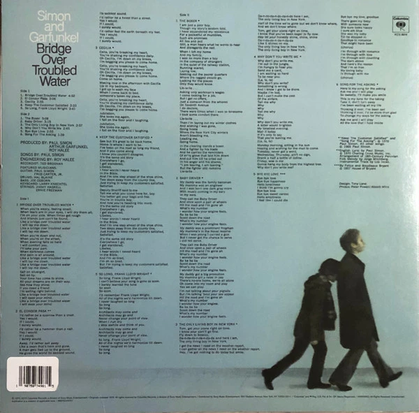 Виниловая пластинка SIMON & GARFUNKEL BRIDGE OVER TROUBLED WATER