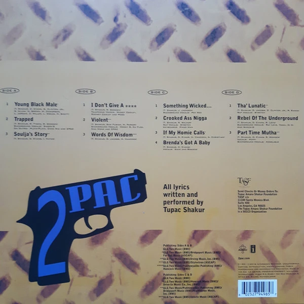 Виниловая пластинка 2PAC 2 PACALYPSE NOW