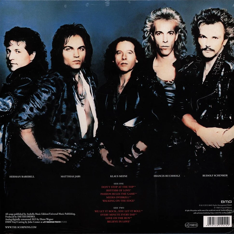 Виниловая пластинка SCORPIONS SAVAGE AMUSEMENT