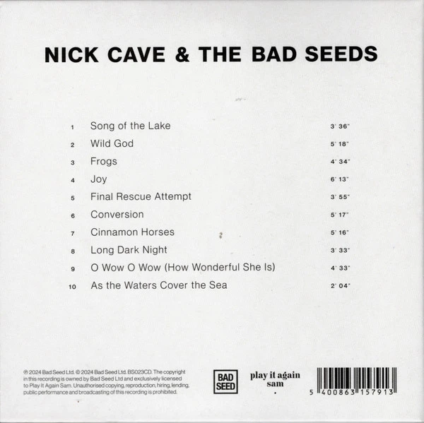 CD NICK CAVE & THE BAD SEEDS — WILD GOD