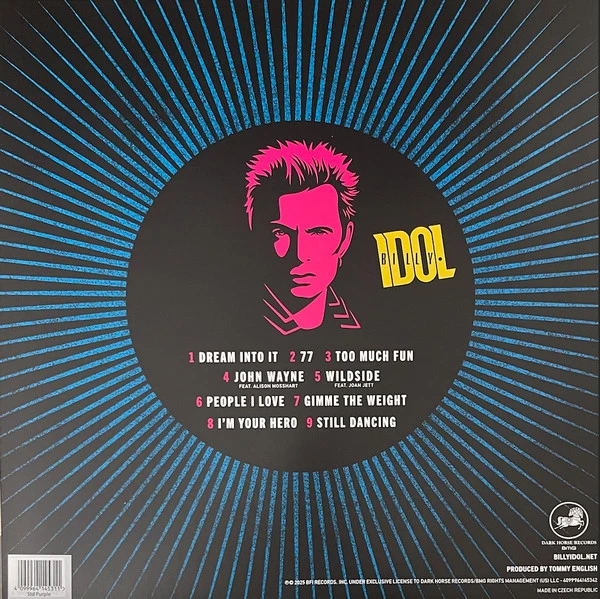Виниловая пластинка BILLY IDOL DREAM INTO IT