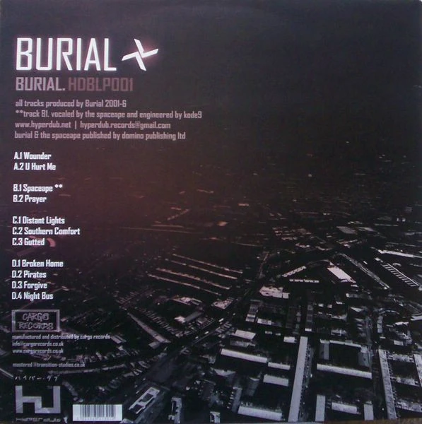 Виниловая пластинка BURIAL BURIAL
