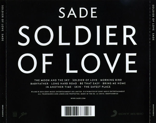 CD SADE — SOLDIER OF LOVE