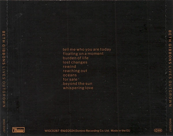Виниловая пластинка BETH GIBBONS LIVES OUTGROWN