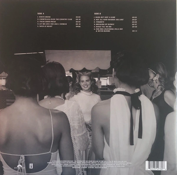 Виниловая пластинка LANA DEL REY CHEMTRAILS OVER THE COUNTRY CLUB