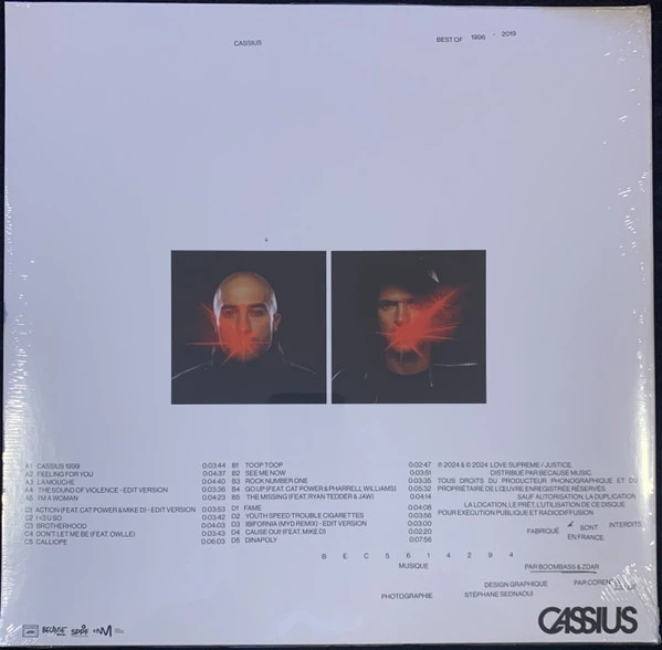 Виниловая пластинка CASSIUS BEST OF 1996-2019