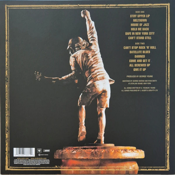Виниловая пластинка AC/DC STIFF UPPER LIP