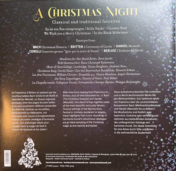 Виниловая пластинка VARIOUS A CHRISTMAS NIGHT
