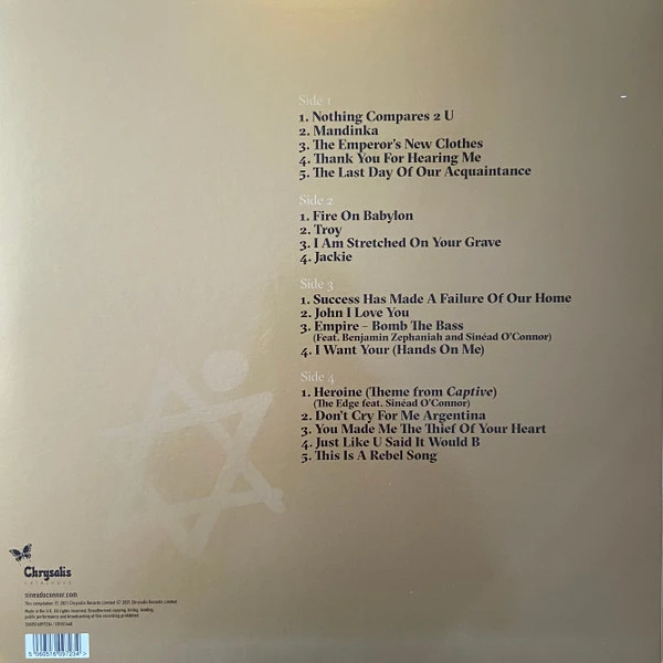 Виниловая пластинка SINEAD OCONNOR SO FAR... THE BEST OF