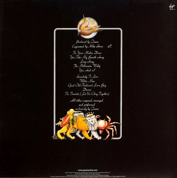 Виниловая пластинка QUEEN A DAY AT THE RACES