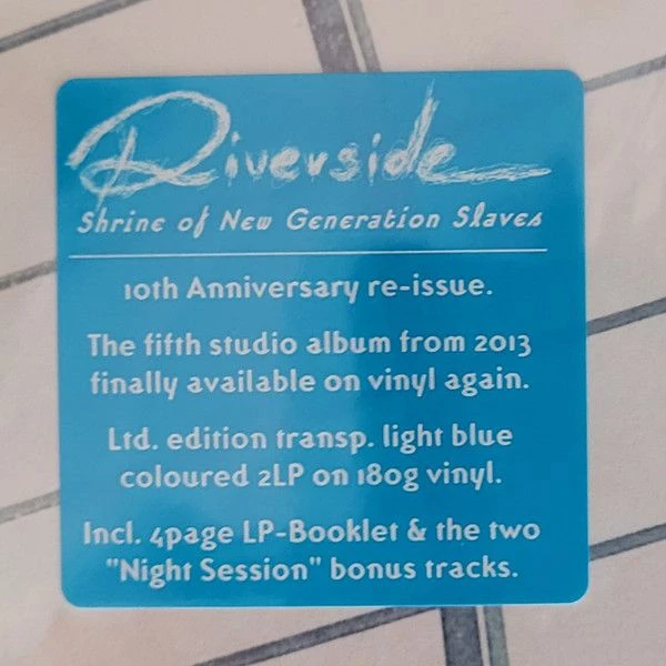 Виниловая пластинка RIVERSIDE SHRINE OF NEW GENERATION SLAVES