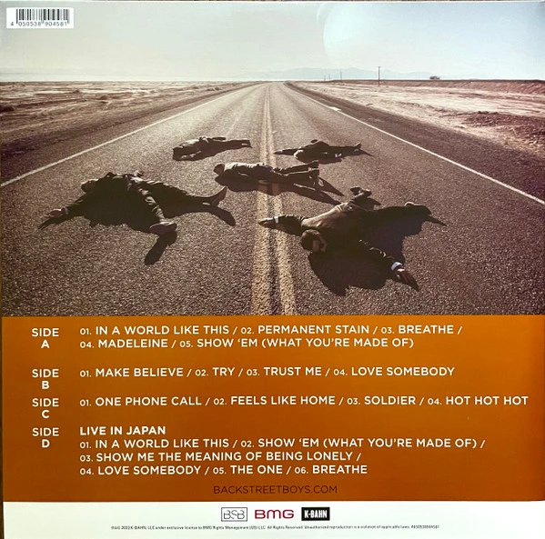 Виниловая пластинка BACKSTREET BOYS IN A WORLD LIKE THIS
