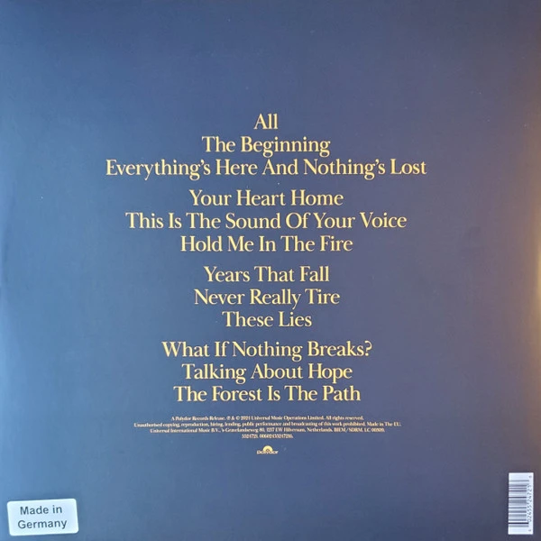 Виниловая пластинка SNOW PATROL THE FOREST IS THE PATH
