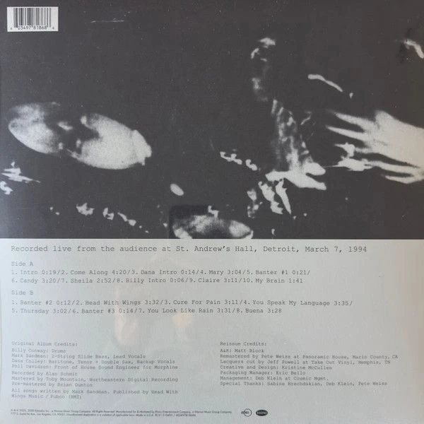 Виниловая пластинка MORPHINE BOOTLEG DETROIT RECORD STORE DAY 2025 COLORED VINYL EDITION
