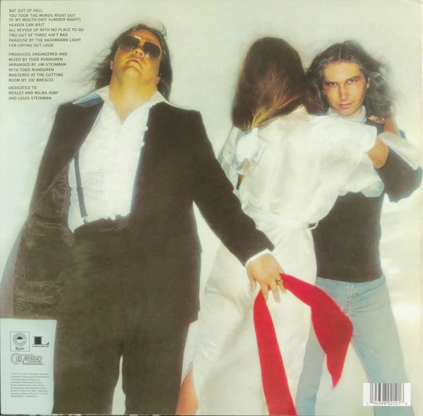 Виниловая пластинка MEAT LOAF BAT OUT OF HELL