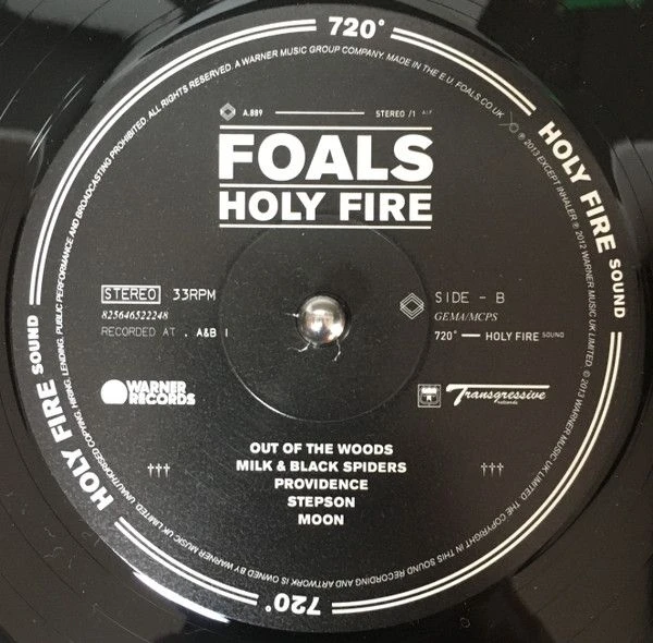 Виниловая пластинка FOALS HOLY FIRE