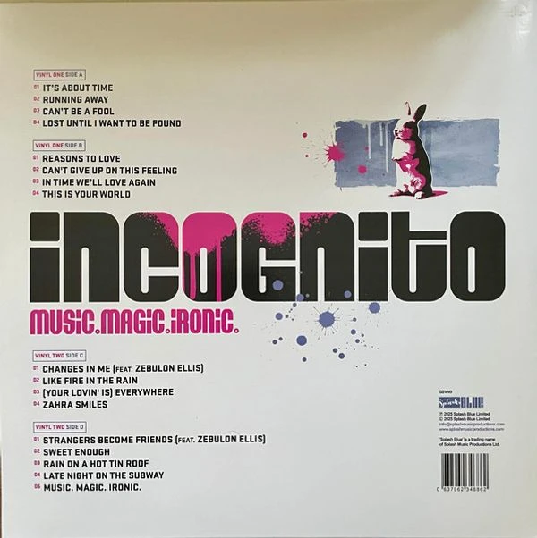 Виниловая пластинка Incognito Music. Magic. Ironic.