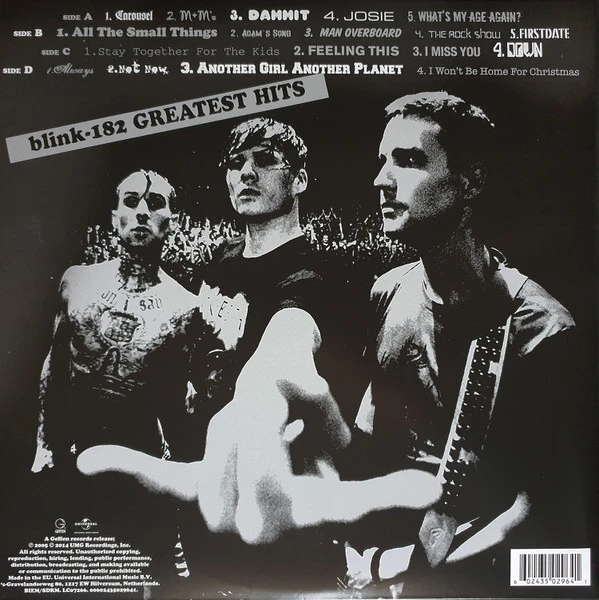 Виниловая пластинка BLINK-182 Greatest Hits