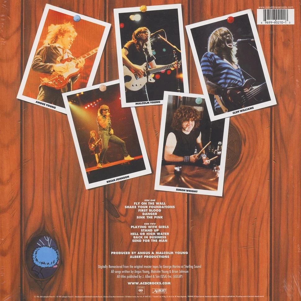Виниловая пластинка AC/DC Fly On The Wall
