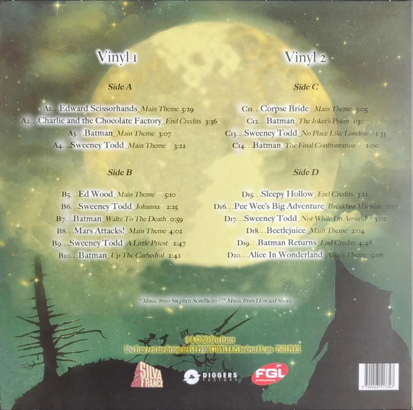 Виниловая пластинка DANNY ELFMAN, HOWARD SHORE, STEPHEN SONDHEIM THE WORLD OF TIM BURTON