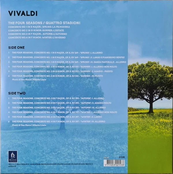 Виниловая пластинка ALBERTO LIZZIO MUSICI DI SAN MARCO