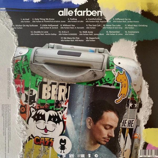 Виниловая пластинка ALLE FARBEN STICKER ON MY SUITCASE