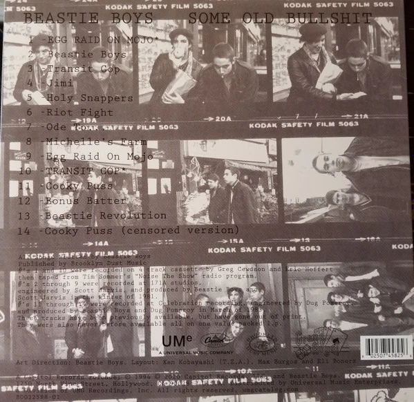 Виниловая пластинка BEASTIE BOYS SOME OLD BULLSHIT
