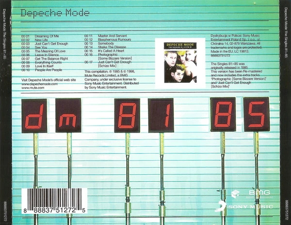 CD DEPECHE MODE — SINGLES 81-85