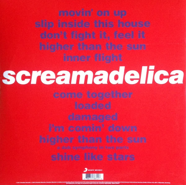 Виниловая пластинка PRIMAL SCREAM SCREAMADELICA