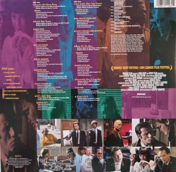 Виниловая пластинка VARIOUS PULP FICTION