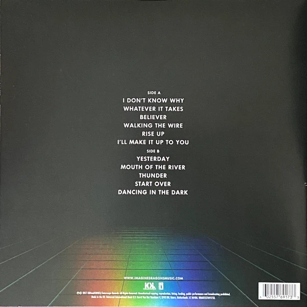 Виниловая пластинка IMAGINE DRAGONS EVOLVE