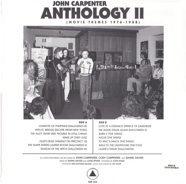 Виниловая пластинка JOHN CARPENTER & ... ANTHOLOGY II: MOVIE THEMES 1976-1988