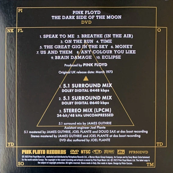 Виниловая пластинка PINK FLOYD THE DARK SIDE OF THE MOON - 50 YEARS