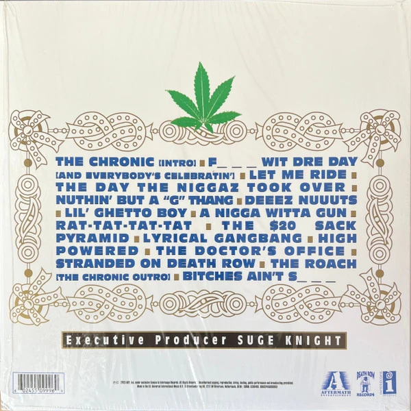 Виниловая пластинка DR. DRE CHRONIC