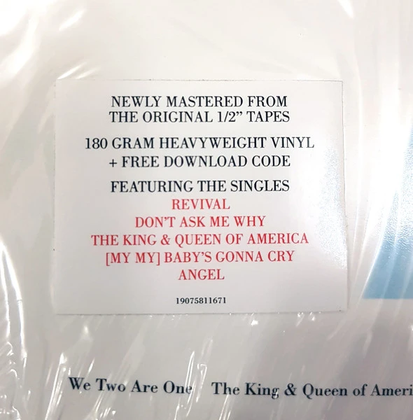Виниловая пластинка EURYTHMICS WE TOO ARE ONE (REMASTERED)