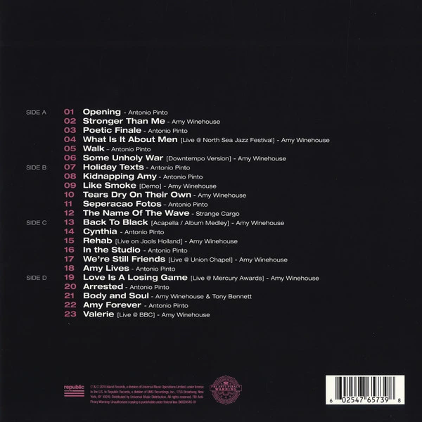 Виниловая пластинка AMY WINEHOUSE AMY
