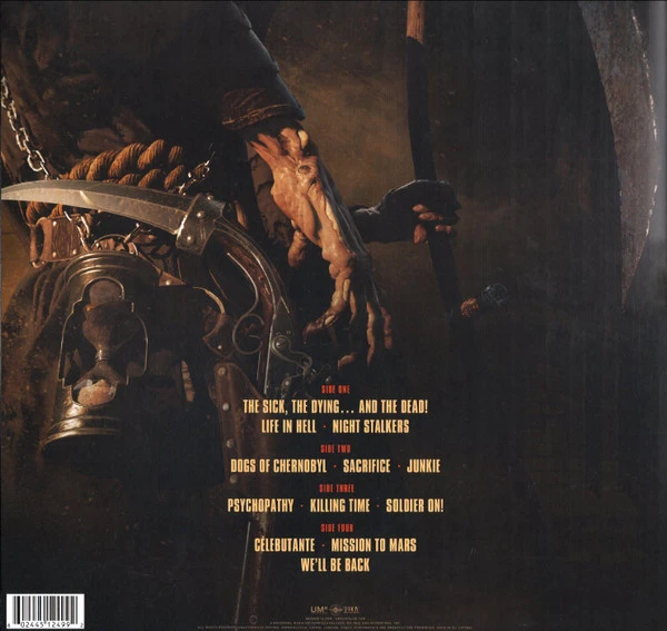 Виниловая пластинка MEGADETH THE SICK, THE DYING... AND THE DEAD!