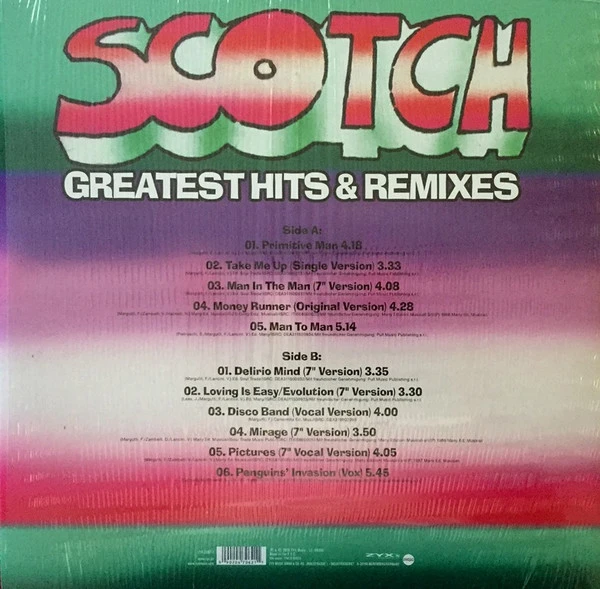 Виниловая пластинка SCOTCH GREATEST HITS & REMIXES