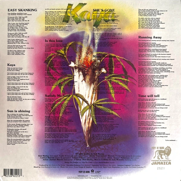 Виниловая пластинка BOB MARLEY & THE WAILERS KAYA