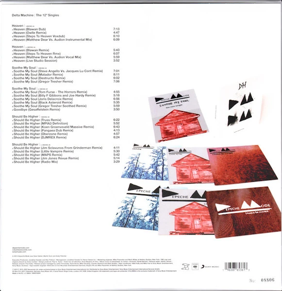 Виниловая пластинка DEPECHE MODE Delta Machine - The 12" Singles"