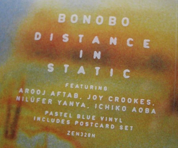 Виниловая пластинка BONOBO DISTANCE IN STATIC PASTEL BLUE VINYL EDITION
