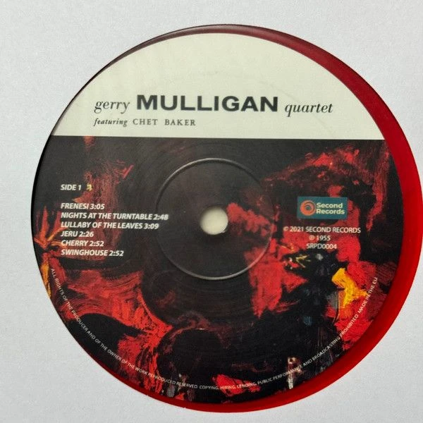Виниловая пластинка GERRY MULLIGAN QUARTET GERRY MULLIGAN QUARTET FEAT. CHET BAKER