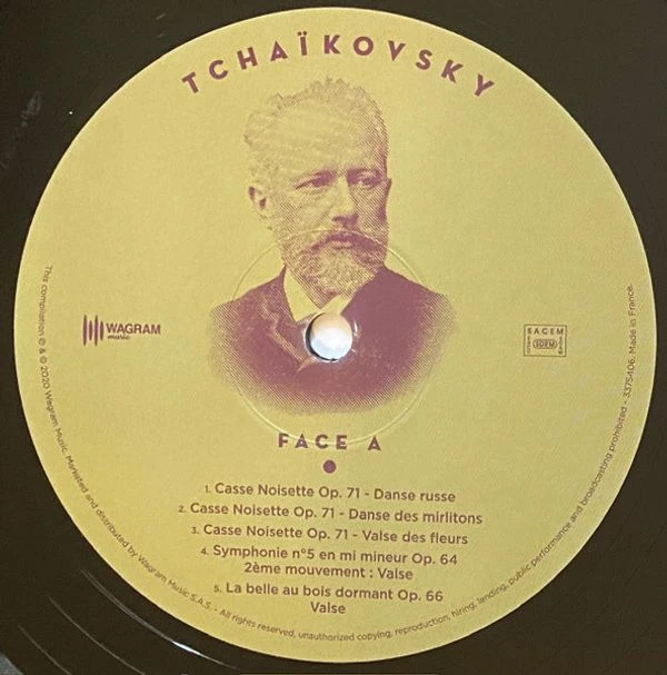 Виниловая пластинка PJOTR ILJITSCH TSCHAIKOWSKI THE MASTERPIECE OF